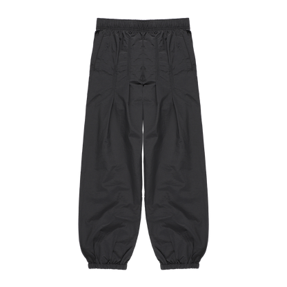 TRACK PANTS BLACK ( STUDY 7.01 : MULTIPLE EMBROIDERY) W/O LOGOS