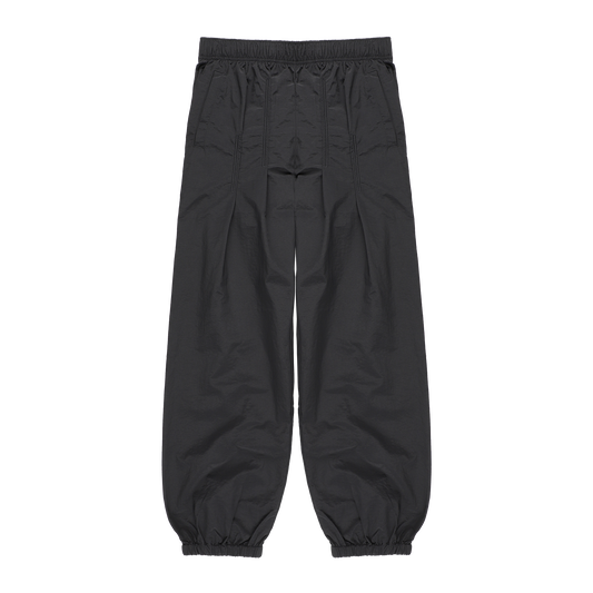 TRACK PANTS BLACK ( STUDY 7.01 : MULTIPLE EMBROIDERY) W/O LOGOS
