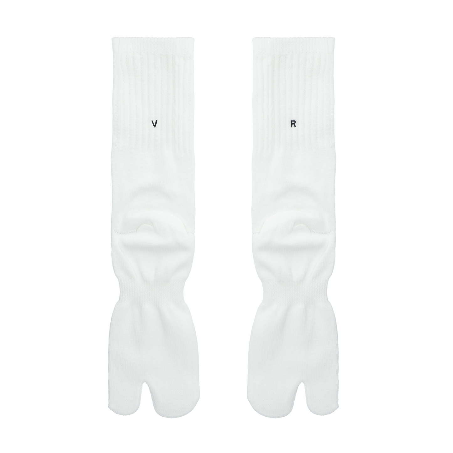 SPLIT TOE SOCKS WHITE ( STUDY 4.01 : KVR LOGO)