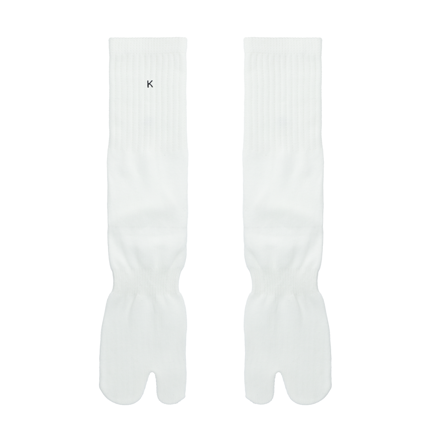 SPLIT TOE SOCKS WHITE ( STUDY 4.01 : KVR LOGO)