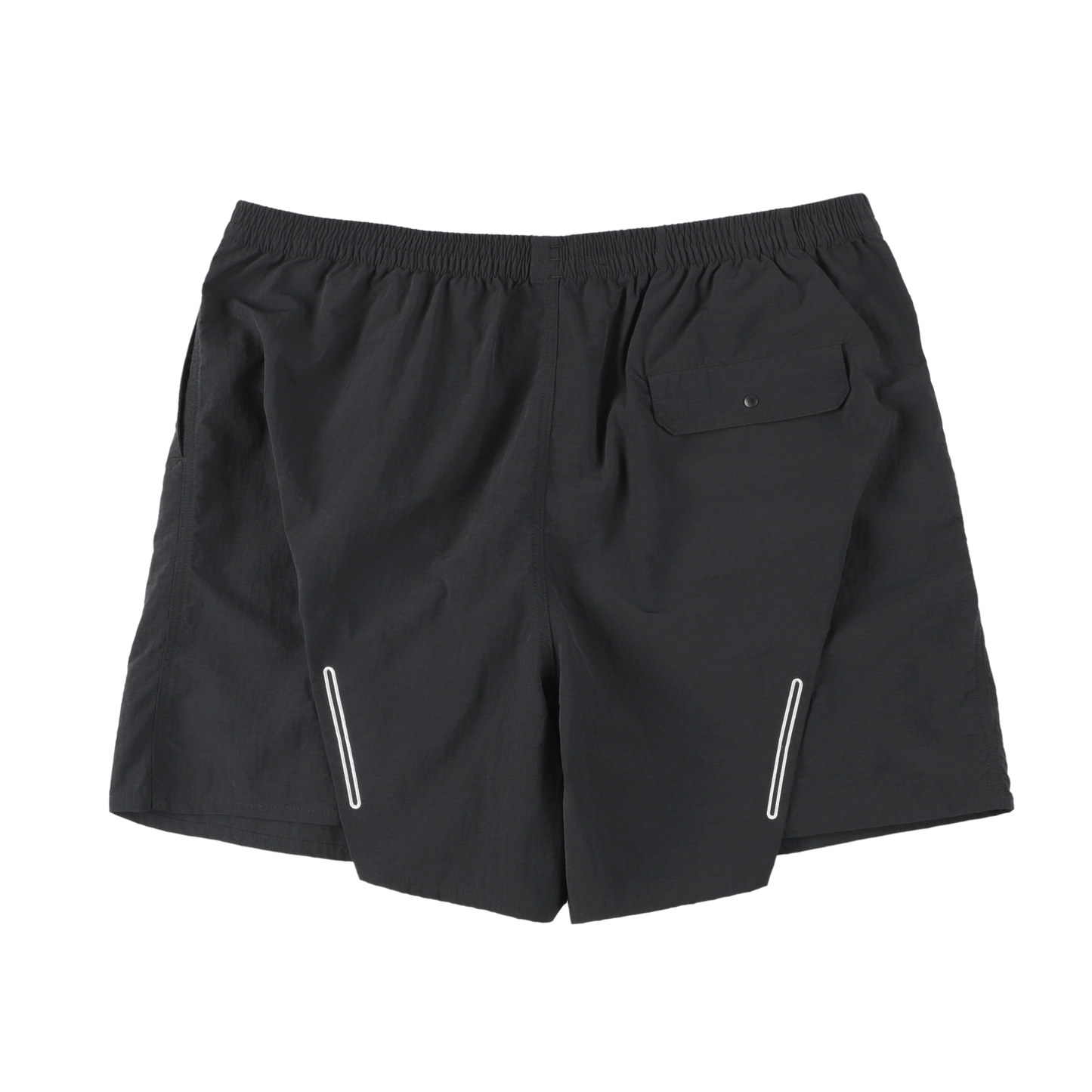 SHORTS BLACK ( STUDY 5.41 : MULTIPLE OVERLAPPED EMBROIDERY) Black embroidery/ White embroidery